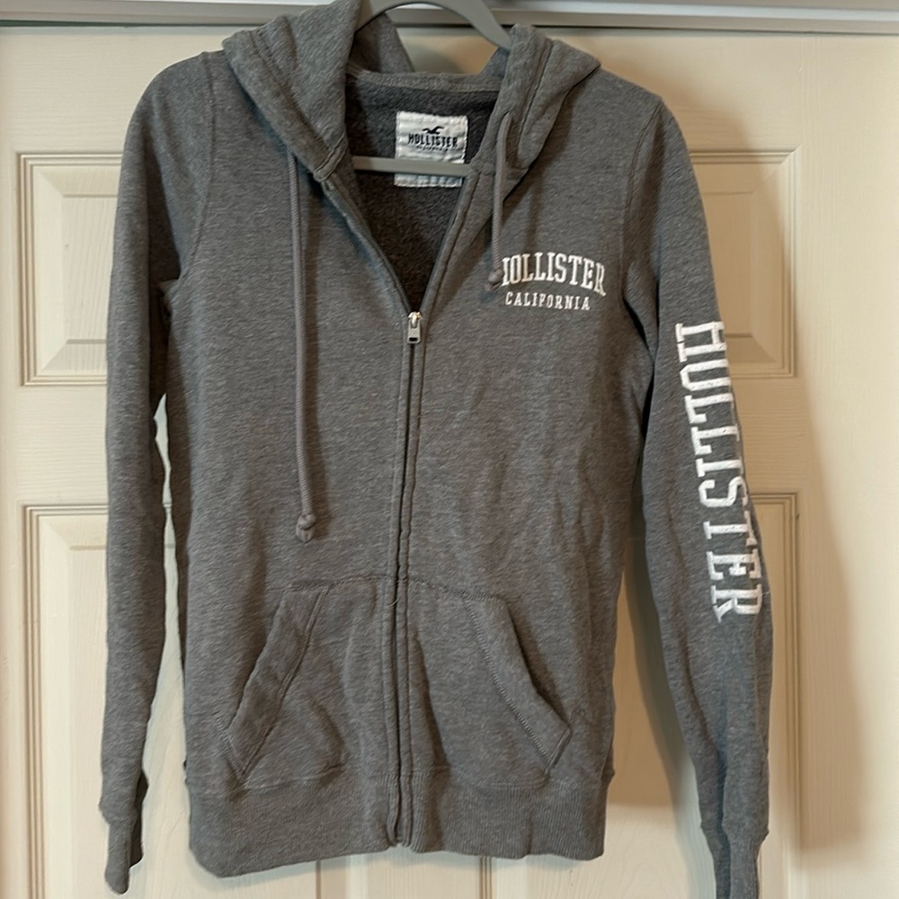 Hollister grey jacket